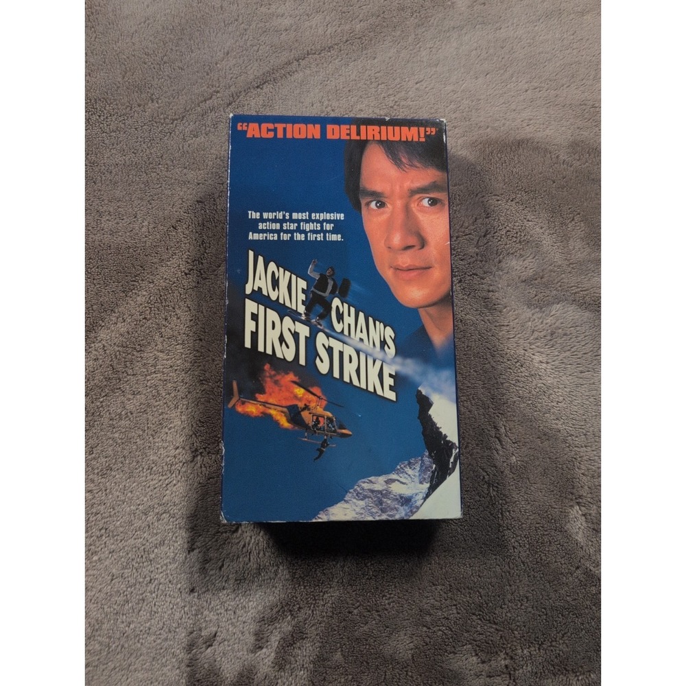 Jackie Chan's First Strike VHS 1997 New Line Home Video !